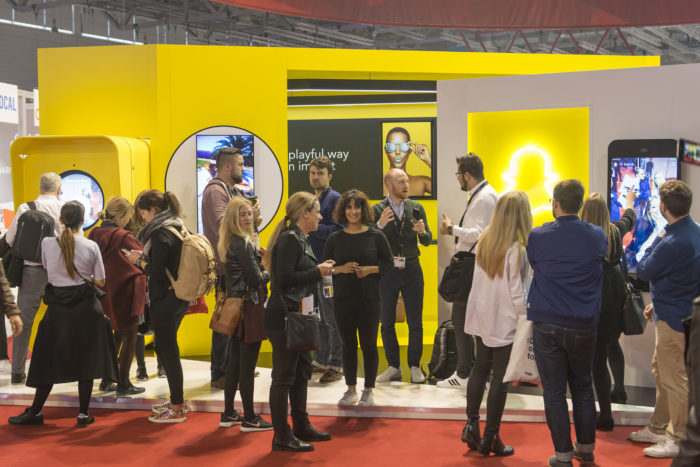 Stand: Sanpchat, Halle 9