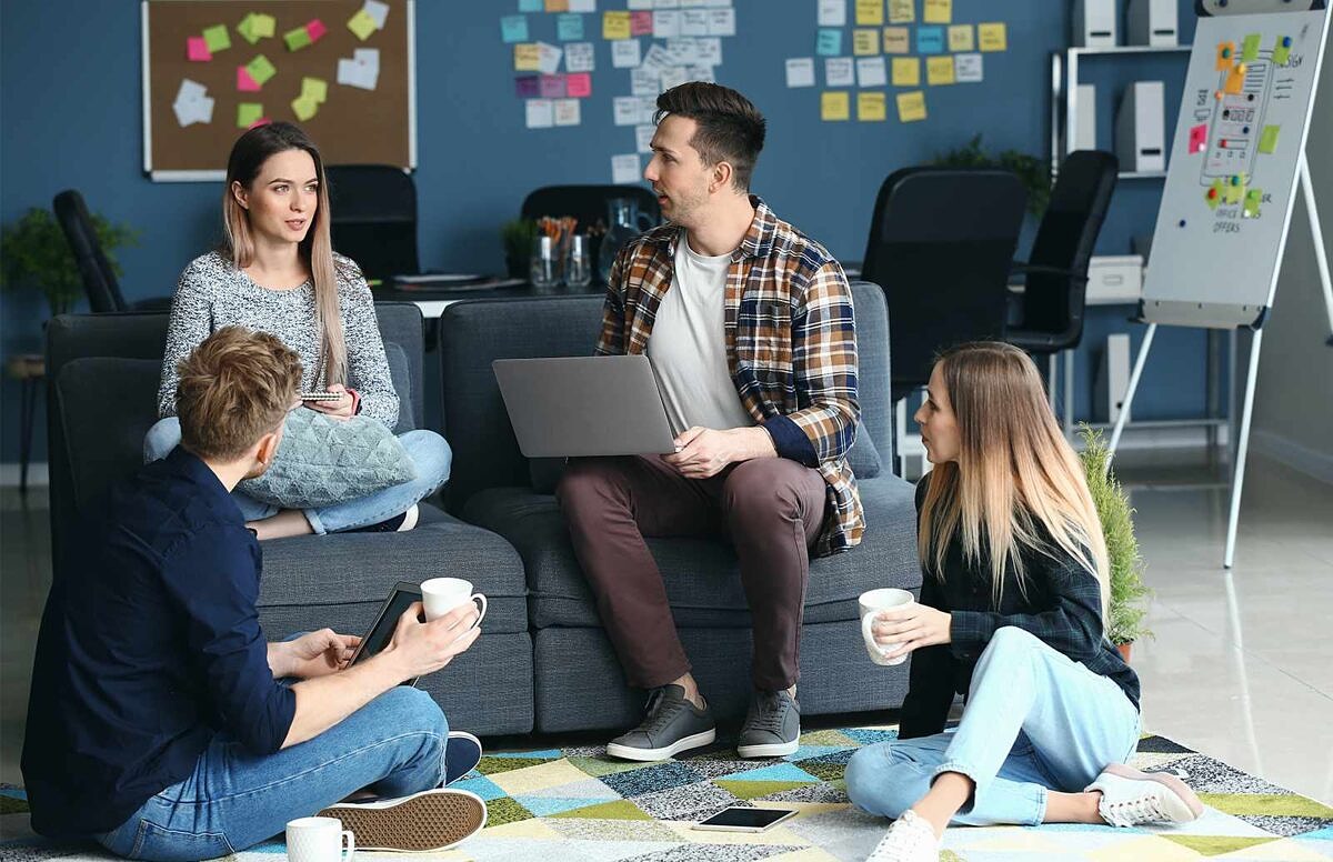 Eigenverantwortliches Handeln im Team wird in vielen Start-up-Unternehmen großgeschrieben.