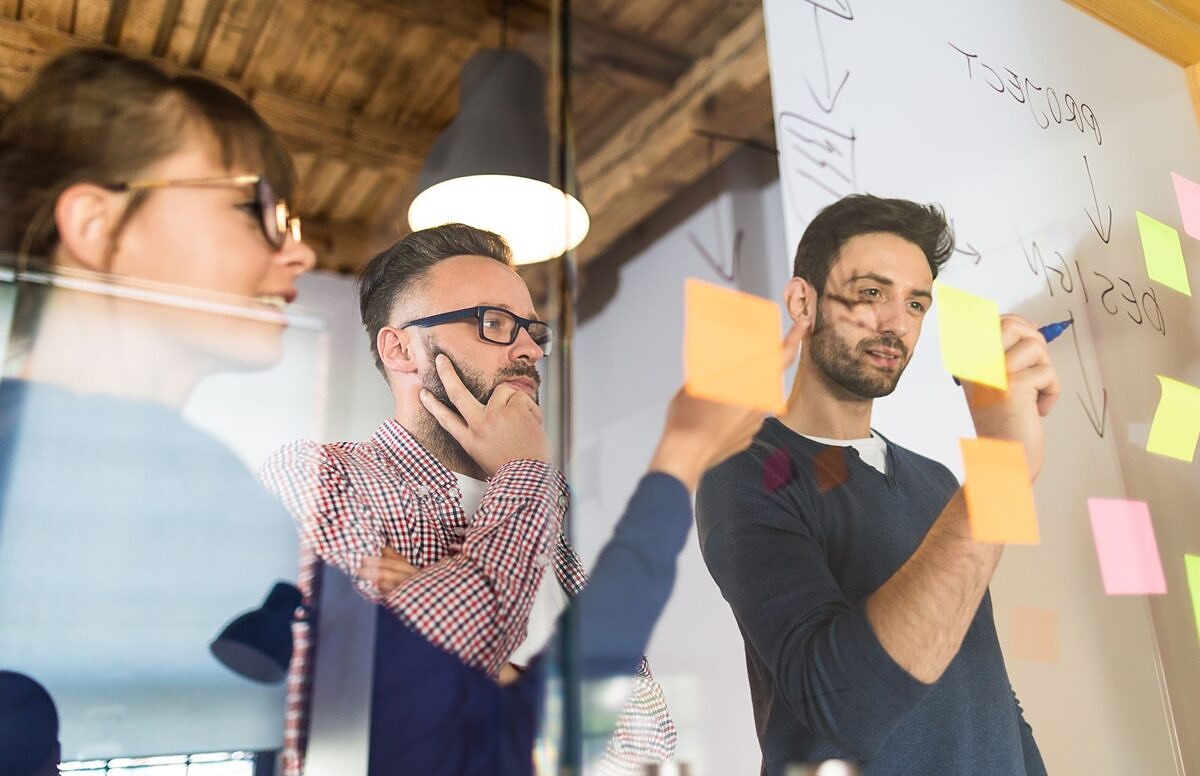 Introducing the design-thinking process calls for rethinking and breaking with old organizational structures.